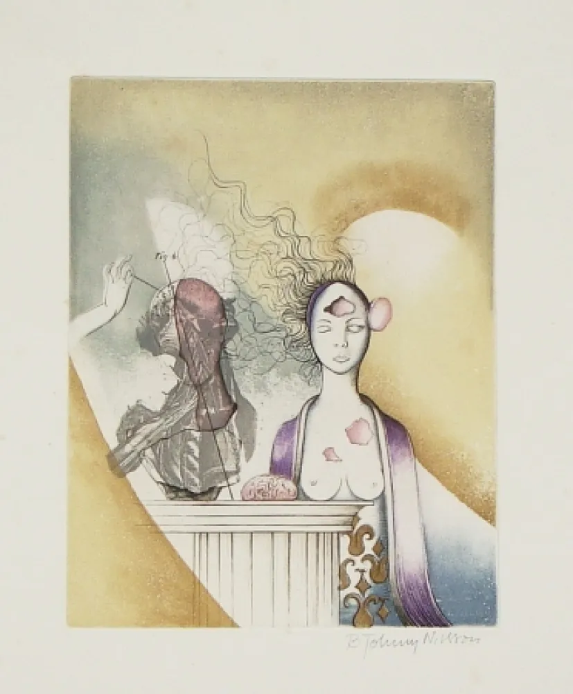 Acquaforte E Acquatinta Johnny Nilsson - Titre inconnu