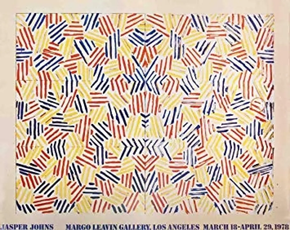 Litografia Johns - Exposition Margo Learin Gallery, Los Angeles , 1978