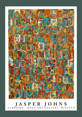 Litografia Johns - Jasper Johns: 'Numbers in Color' 1976 Offset-lithograph
