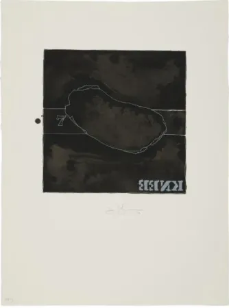 Litografia Johns - Knee