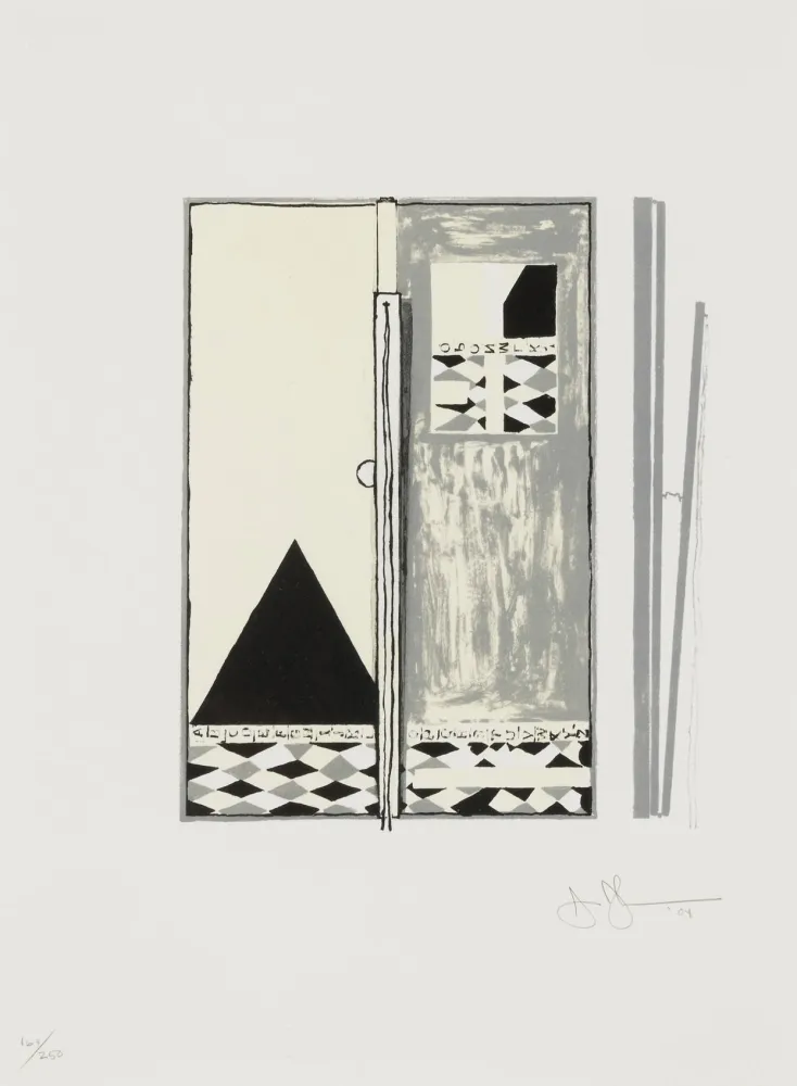 Litografia Johns - Pyre 2