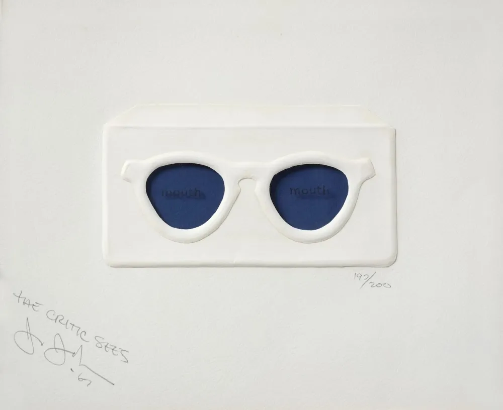 Serigrafia Johns - The Critic Sees