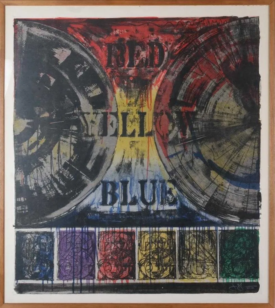 Litografia Johns - Untitled