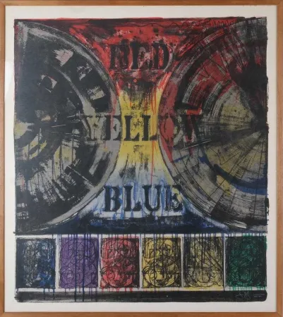 Litografia Johns - Untitled