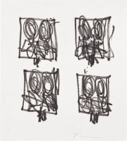 Incisione Johnson - Untitled (Anxious Man)
