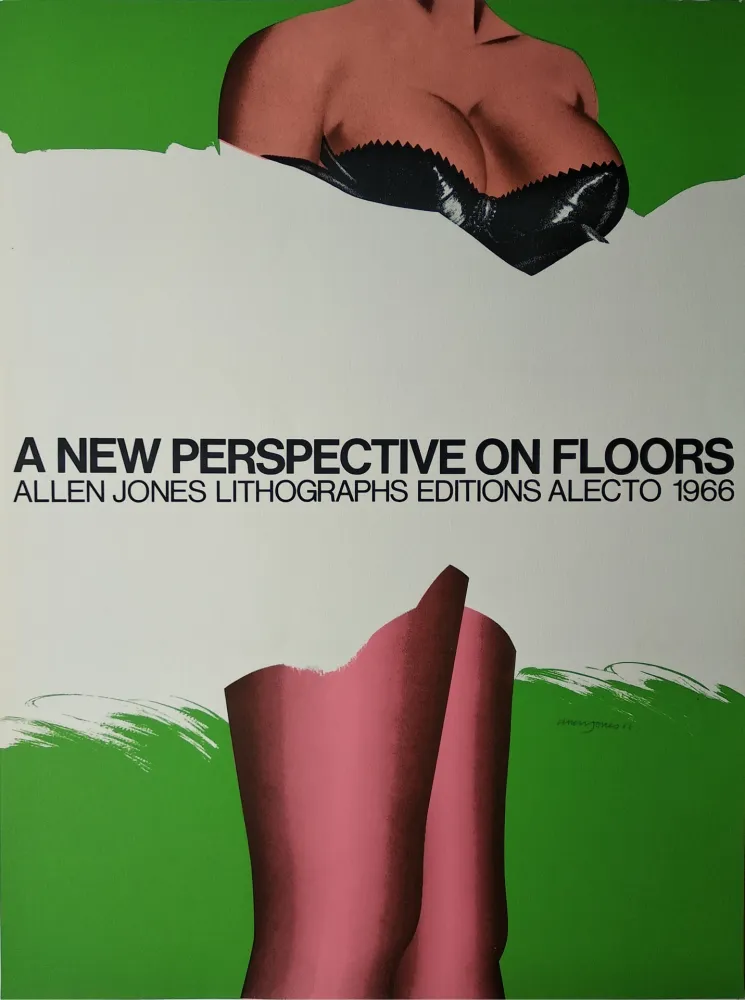 Serigrafia Jones -   „A new Perspective on Floors. Allen Jones Lithographs editions alecto 1966“.