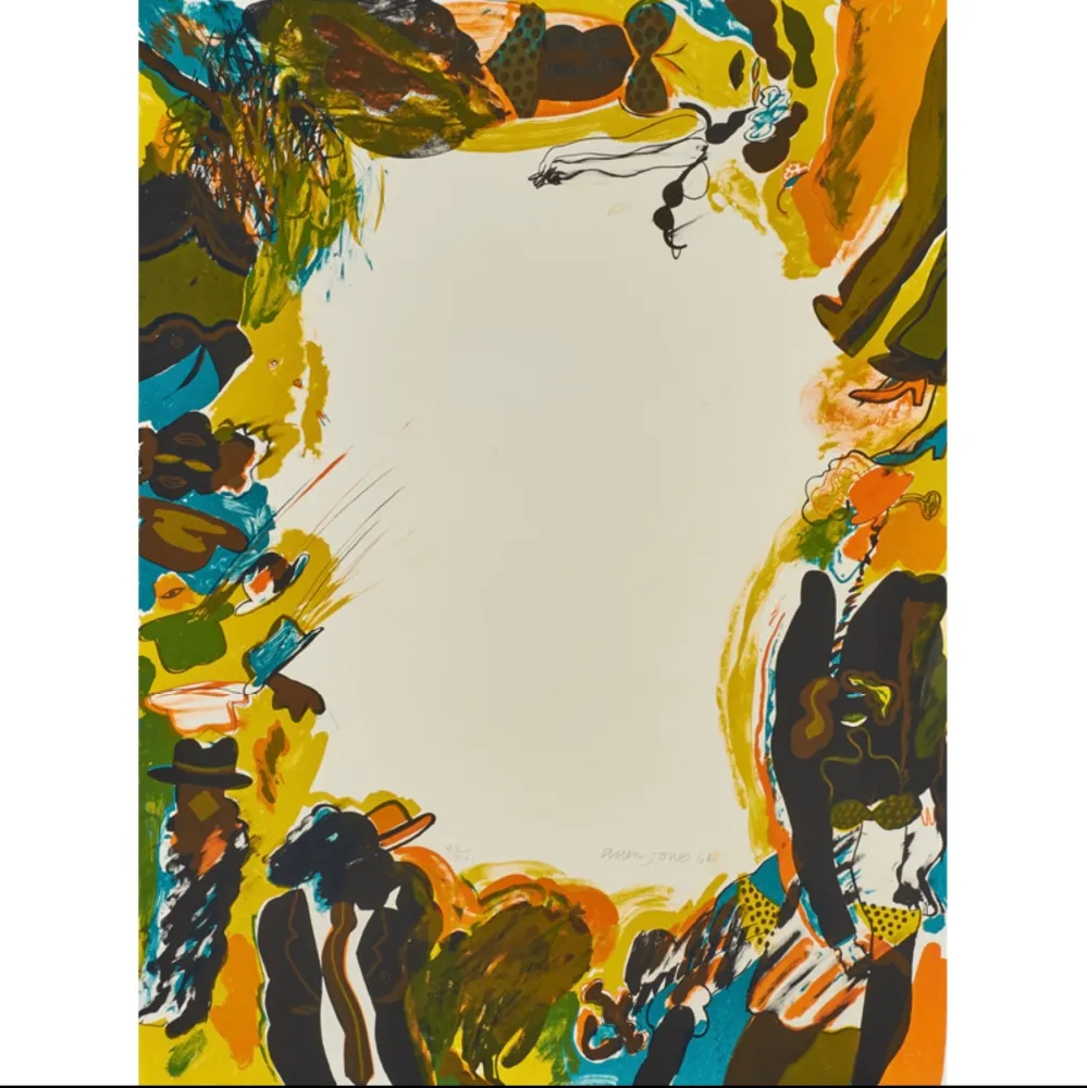 Litografia Jones - Untitled from Concerning Marriages series, Plate H