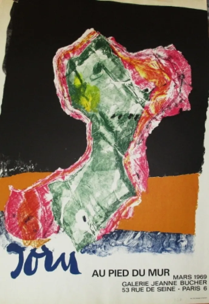 Manifesti Jorn - Au pied du mur