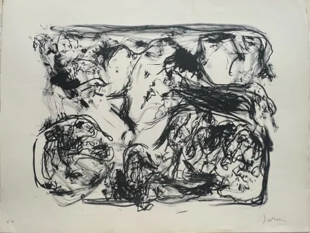 Litografia Jorn - Composition, Exemplaire d'artiste. EA