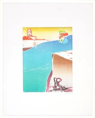 Incisione Jorn - Dans le sillage d'if aube