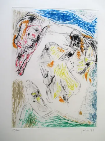 Incisione Jorn - Euclide coincé