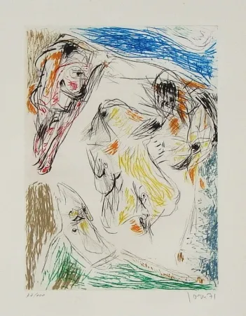 Acquaforte E Acquatinta Jorn - Euclide coincé