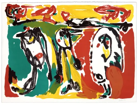 Litografia Jorn - Hautes Pyréenées