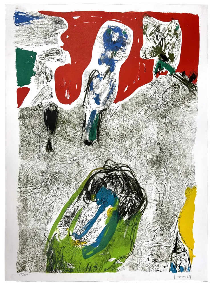 Litografia Jorn - La vallée de Charme