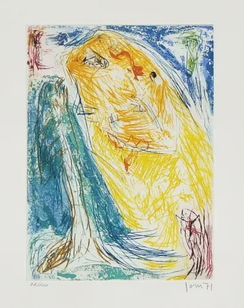 Acquaforte E Acquatinta Jorn - Le Tournedos canari