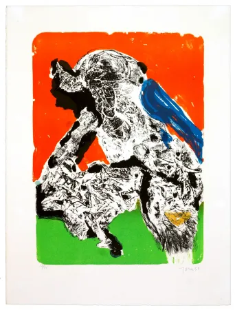 Litografia Jorn - Provocation ratée