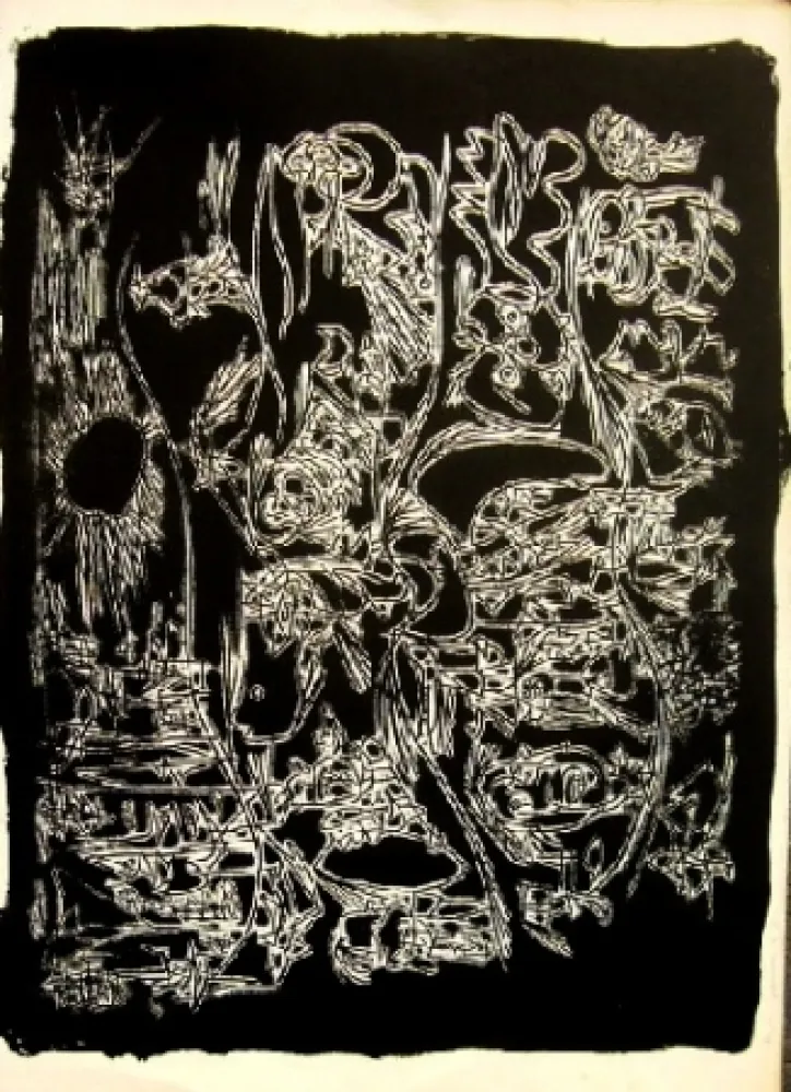 Litografia Jorn - Sans titre 