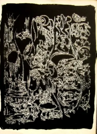 Litografia Jorn - Sans titre 