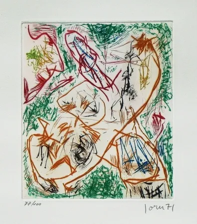 Acquaforte E Acquatinta Jorn - Tarotaumagie offusquée