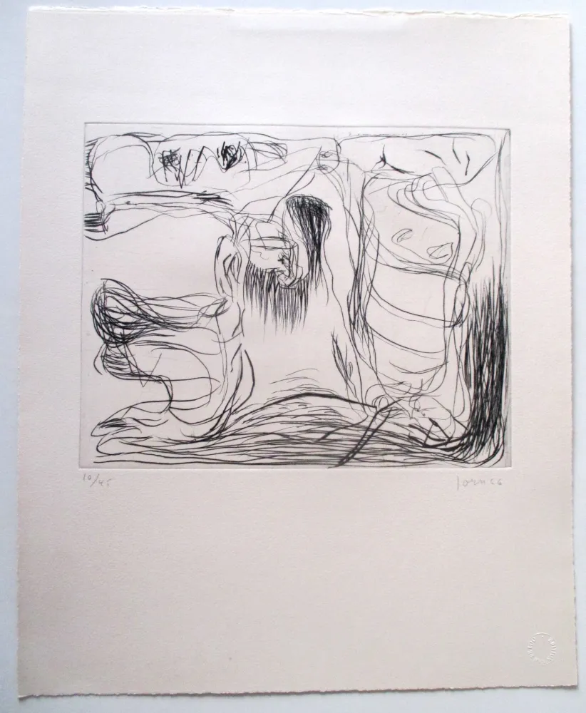 Incisione Jorn - Tourbillon détourné