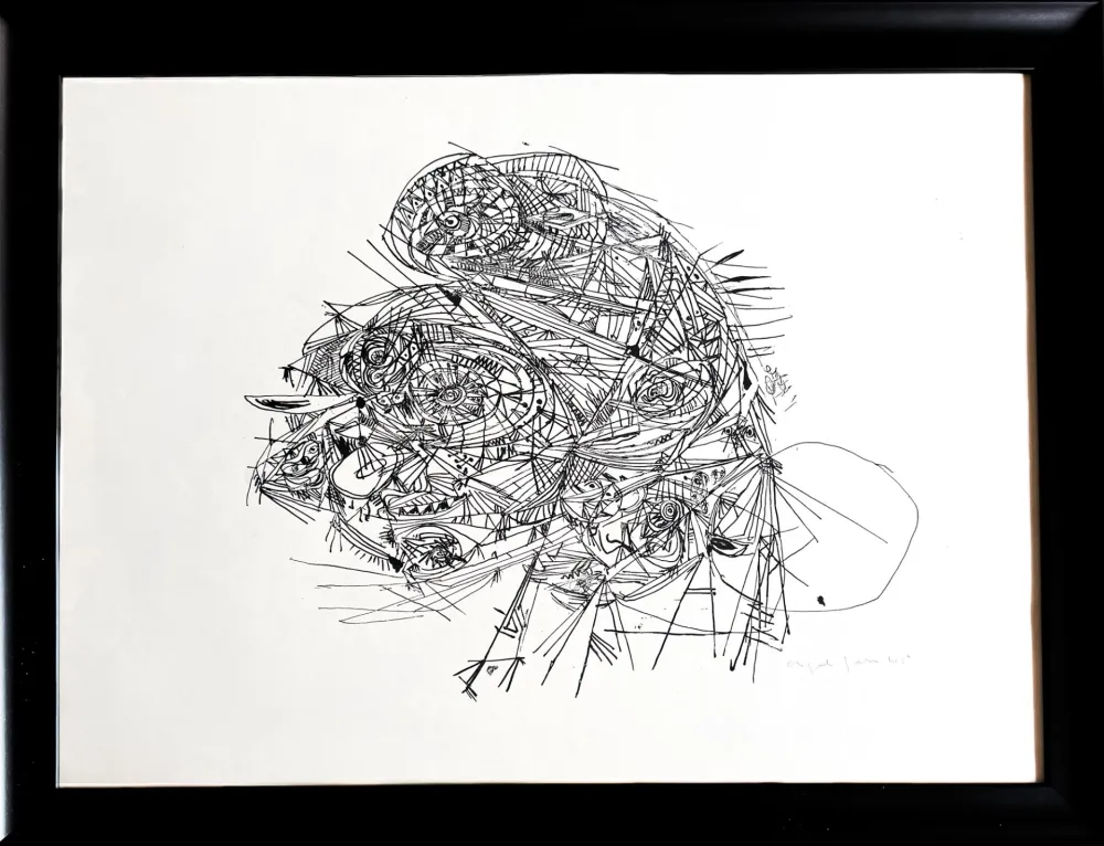 Litografia Jorn - Untitled