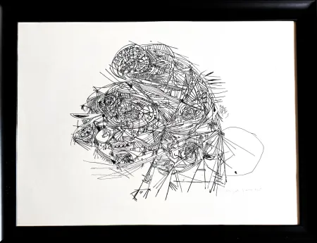Litografia Jorn - Untitled