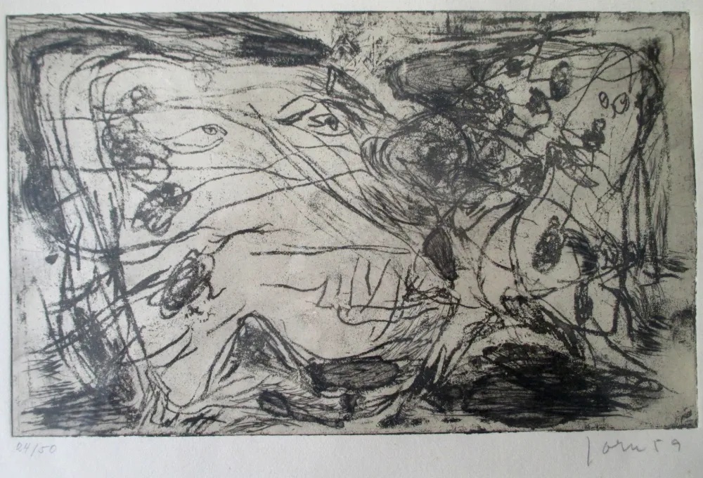 Incisione Jorn - Vdl 208