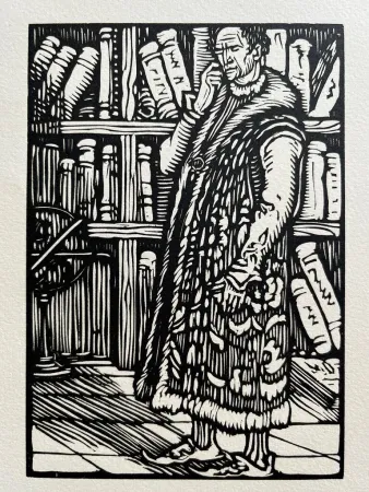 Incisione Su Legno Jou - Le Carton aux Estampes