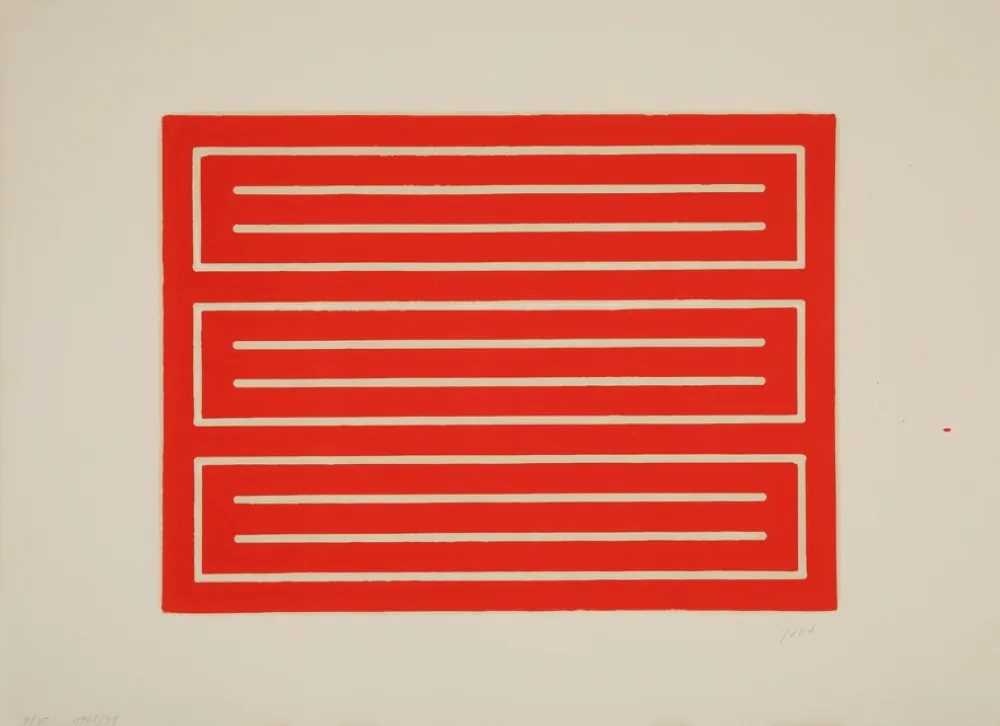 Incisione Su Legno Judd - 