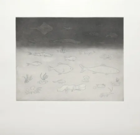 Incisione Kaga - At the bottom of the sea