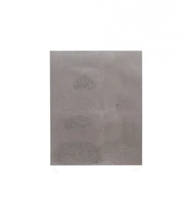 Incisione Kaga - Four sleepers with cats and fox