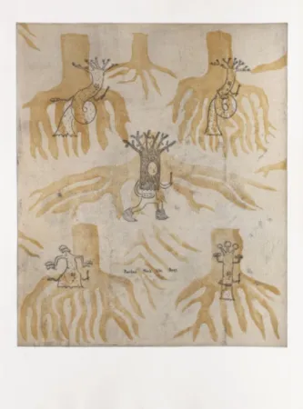 Incisione Kaga - Painters think like trees