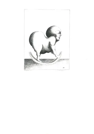 Non Tecnico Kamienniarz - Schaukelpferd