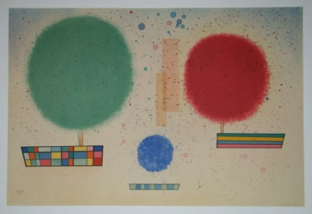 Litografia Kandinsky - Aquarelle, 1932