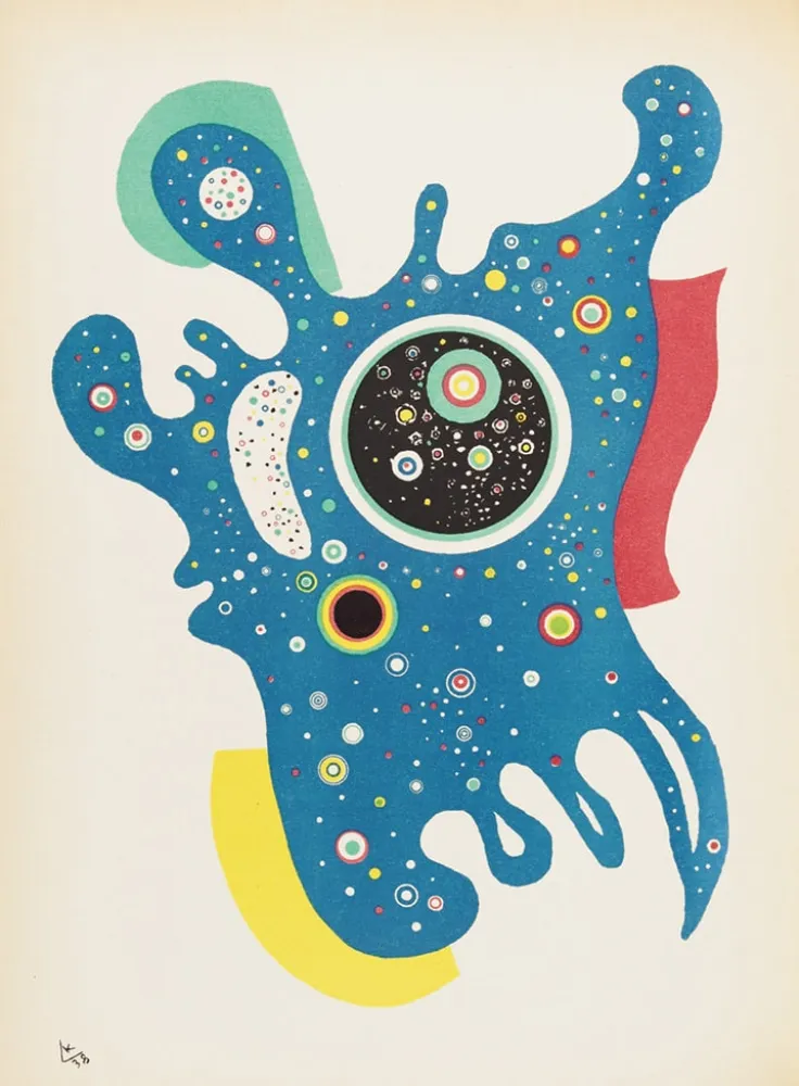 Litografia Kandinsky - Étoiles