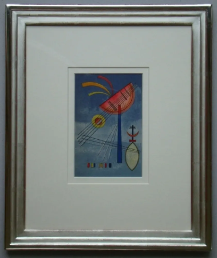 Litografia Kandinsky - Geneigter Halbkreis