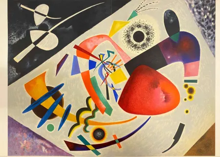 Litografia Kandinsky - Tâche rouge