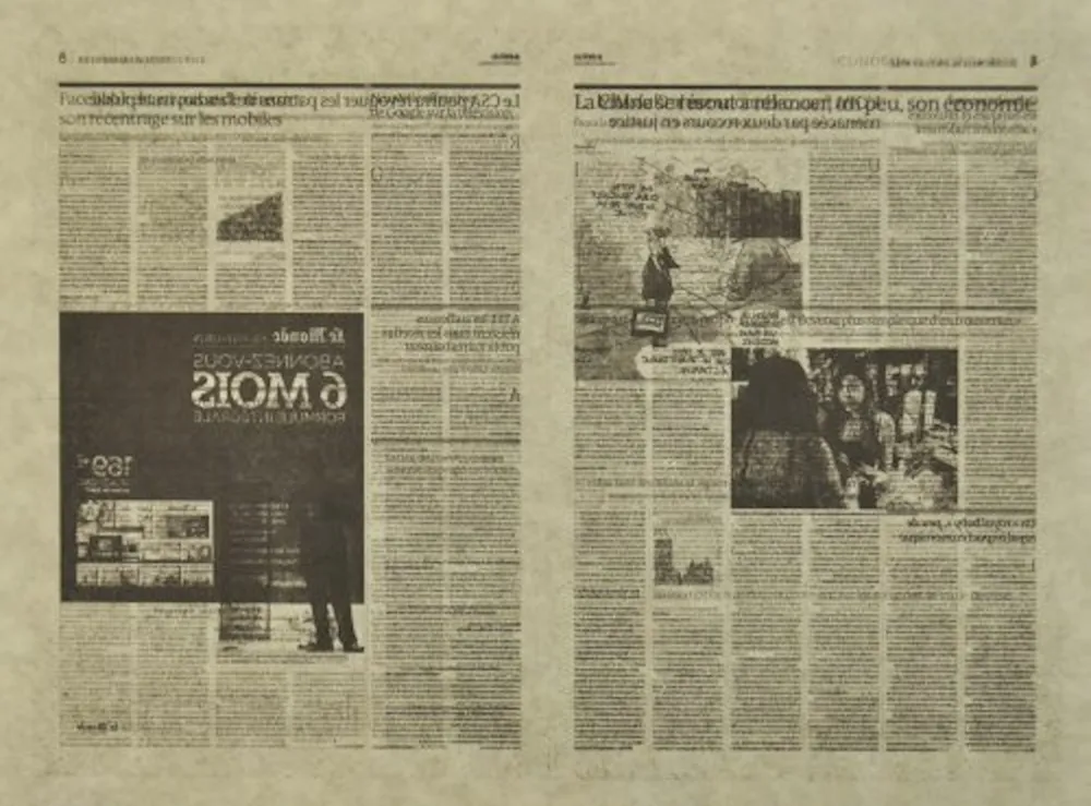 Litografia Kassay - Untitled 2/7 (Le Monde)