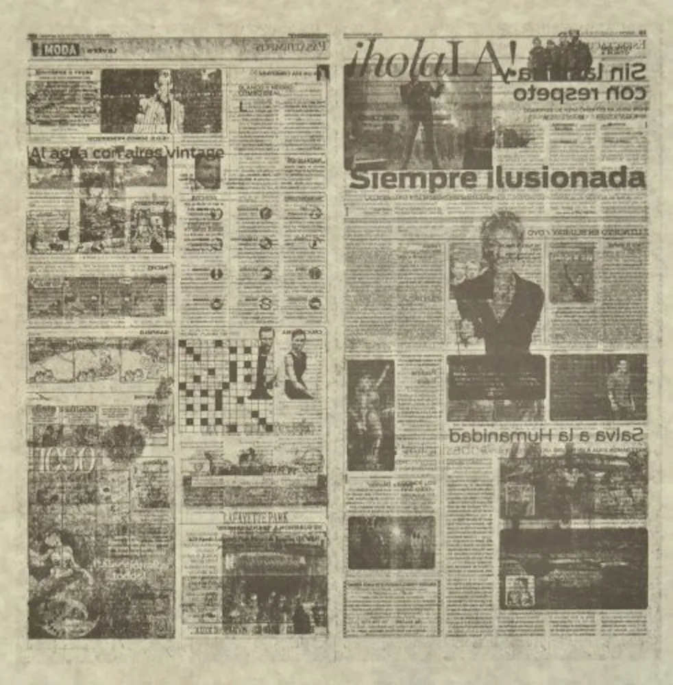 Litografia Kassay - Untitled 4/8 (La Opinión)