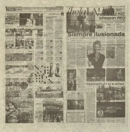 Litografia Kassay - Untitled 4/8 (La Opinión)