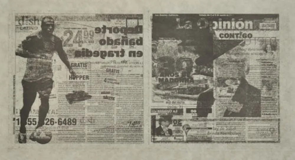 Litografia Kassay - Untitled 6/8 (La Opinión)