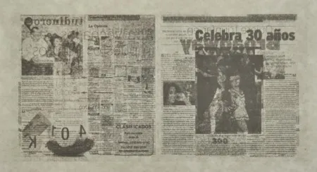 Litografia Kassay - Untitled 7/8 (La Opinión)