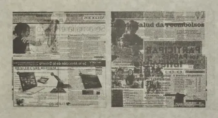 Litografia Kassay - Untitled 8/8 (La Opinión)