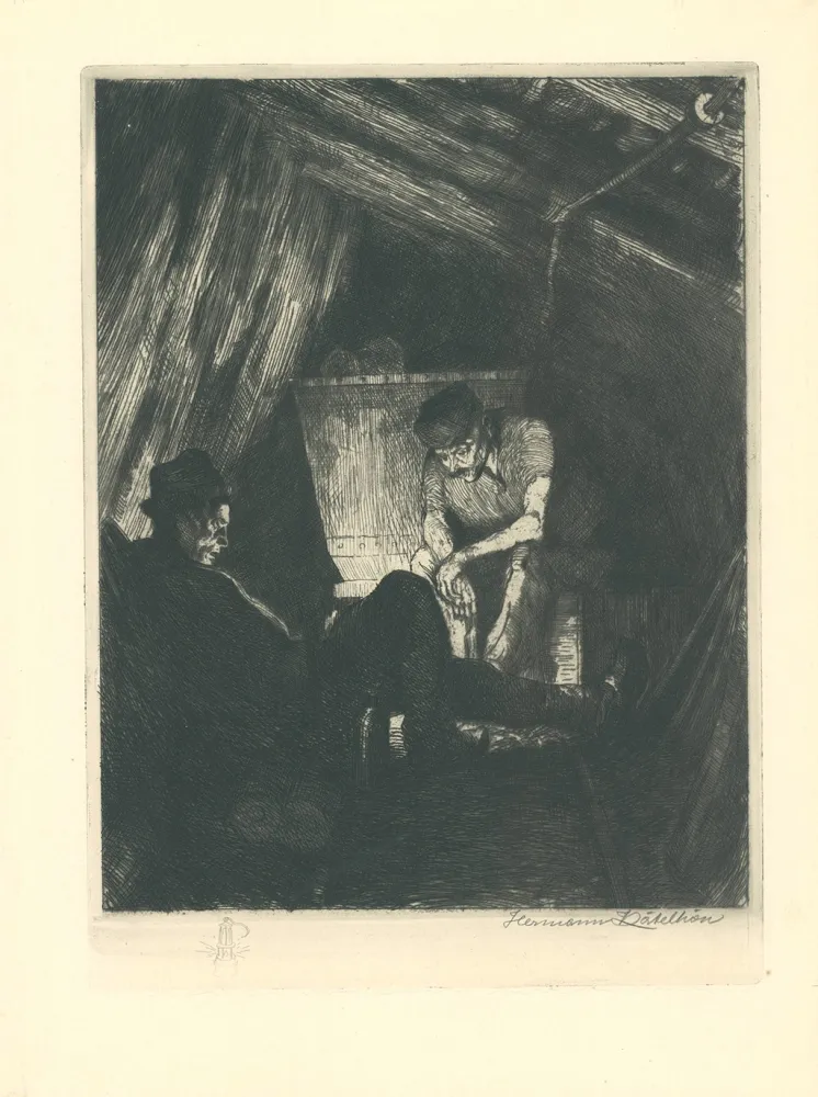 Incisione Kätelhön - Beim Buttern