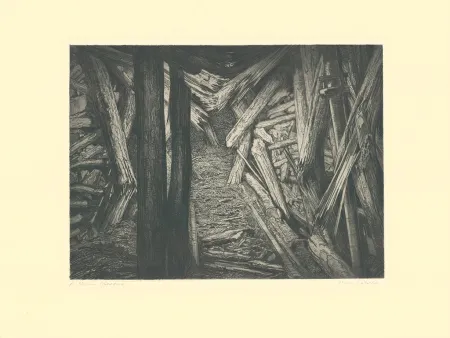 Incisione Kätelhön - Gebirgsdruck