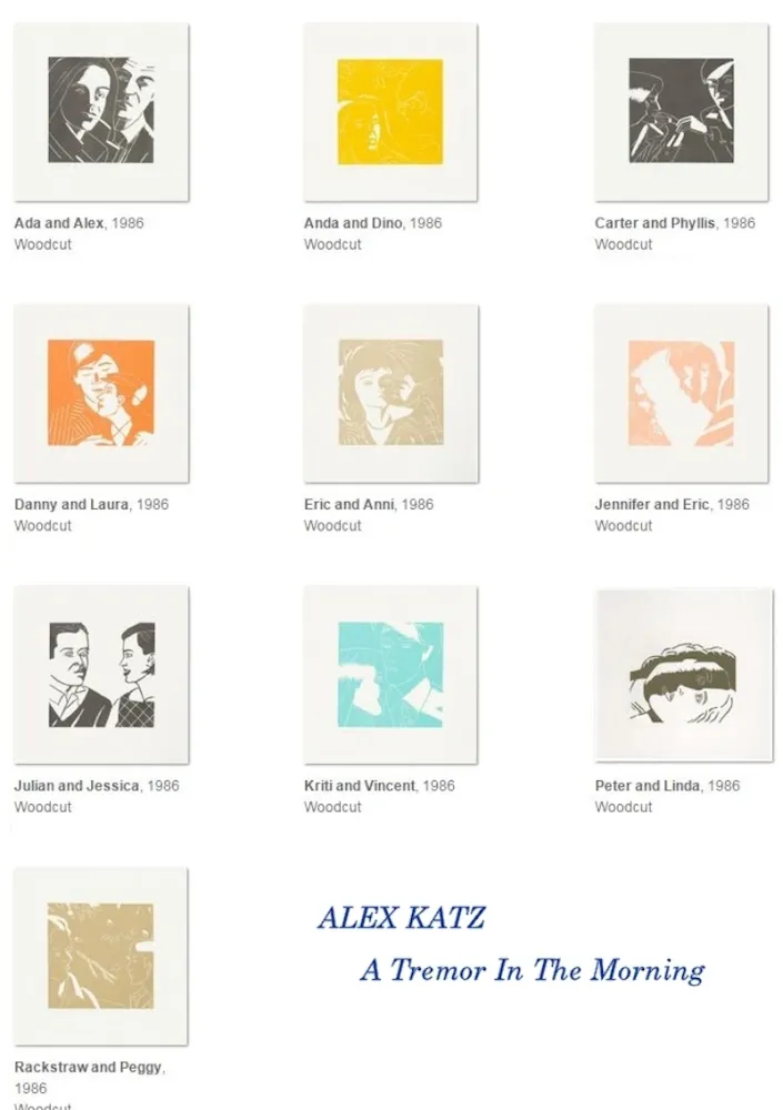 Incisione Su Legno Katz - A Tremor In The Morning