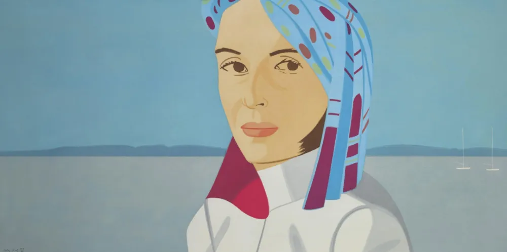 Acquatinta Katz - Ada in Blue Hat