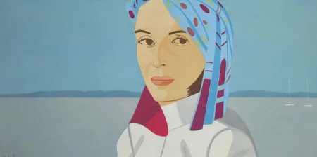 Acquatinta Katz - Ada in Blue Hat