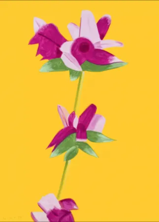 Multiplo Katz - Azaleas on Yellow