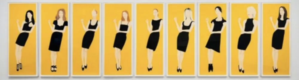 Multiplo Katz - Black Dress (Portfolio of 9)